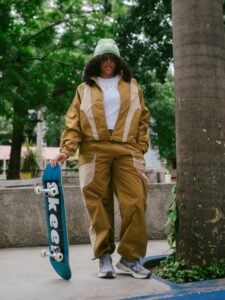 Lujo Tracksuit Set - Brown