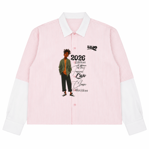 Lujo Pink Script Shirt